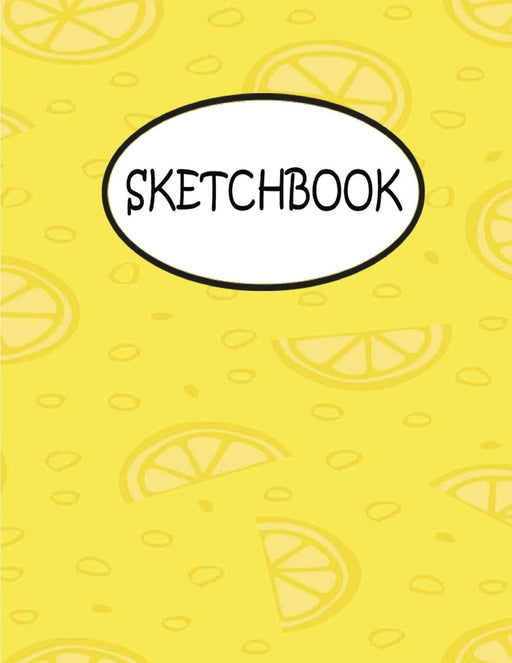 Sketchbook: Yellow Lime : 110 Pages of 8.5" x 11" Blank Paper for Drawing, sketchbook for adult, sketchbook for teen