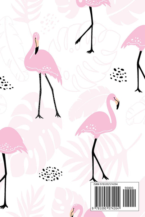 Password Book: Include Alphabetical Index With Pink Flamingos Tropical Plants
