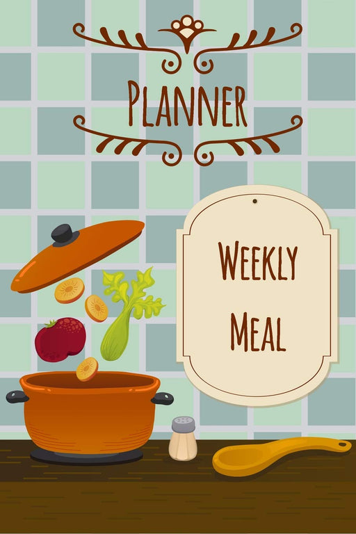 Weekly Meal Planner: Weekly Menu Planner with Grocery List, Plan Your Meals Weekly (52 Weeks) Food Planner (Food Planners)