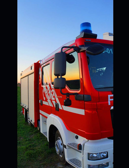 Notebook: Fire truck firefighting firefighter emergency service trucks women men extinguisher
