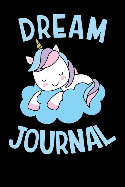 Dream Journal: Sleeping Unicorn, Blank Lined Journal Notebook, 120 Pages, Matte, Softcover, 6x9