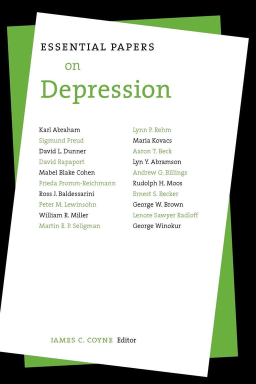Essential Papers on Depression (Essential Papers on Psychoanalysis)