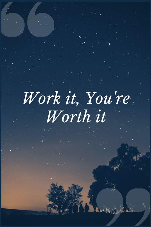 Work It, You're Worth It: A Prompt Journal Writing Notebook for Overcoming Heroin and other Opioid Addictions