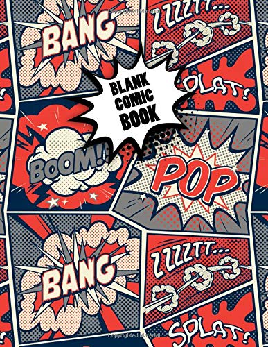 Blank Comic Book: Cute Superheroes Multi Template Notebook to Draw and Create Your Own Awesome Comics. Perfect Gift for Christmas with a Variety of Templates for Comic Book Drawing and Sketching.