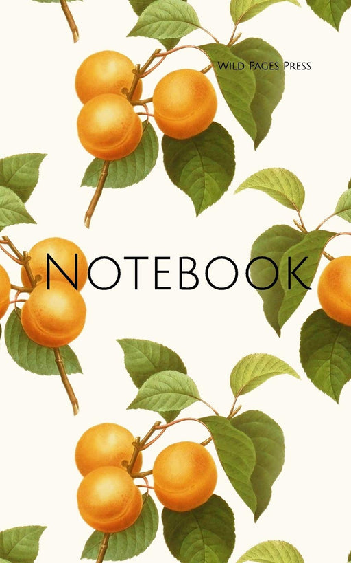 Notebook: apricot fruit vintage art wallpaper fruits orange apricots cooking jam preserving bottling