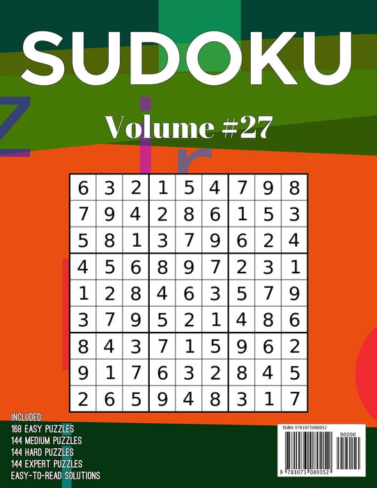 PuzzleBooks Press Sudoku 600 Various Puzzles Volume 27: Train Your Brain!