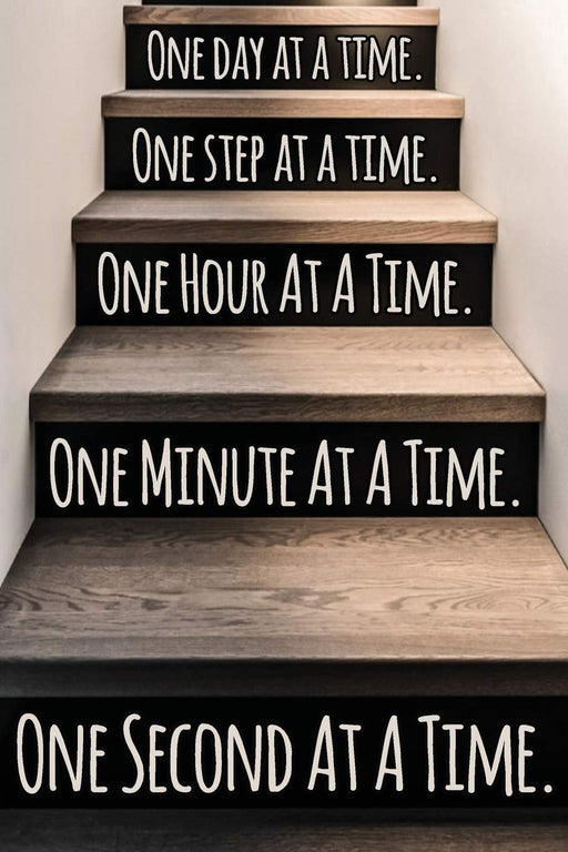 One Day At A Time. One Step At A Time. One Hour At A Time. One Minute At A Time. One Second At A Time.: Daily Sobriety Journal For Addiction Recovery ... Working the 12 steps. (Sobriety Journals)