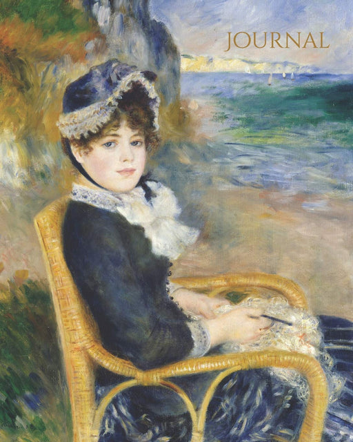 Journal: Beautiful Renoir themed woman on the beach capturing the thoughts and mind in one tidy notebook. (Blank Lined Journal)