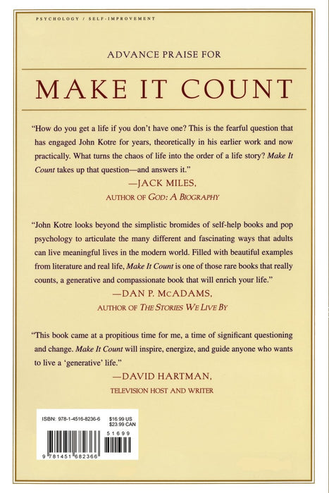 Make it Count: How to Generate a Legacy that Gives Meaning to You