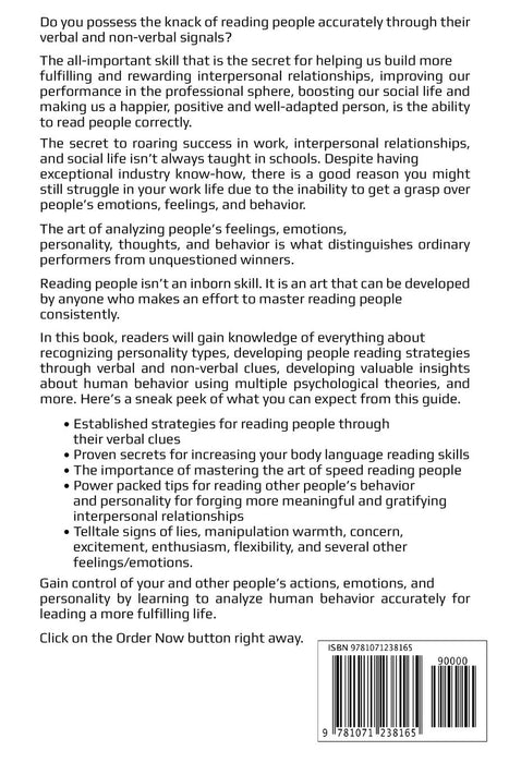 How to Analyze People: A Guide to Human Psychology in Speed Reading People through Body Language, Personality Types, and Patterns – Dark Psychology (EI)