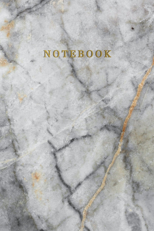 Notebook: Marble + Gold Quad Ruled 4 x 4 (.25”) Graph Paper Composition Book | 110 Page Blank Comp Workbook | 4 Squares per Inch Graphing Paper for ... Students and Teachers, Small (6 x 9 in)