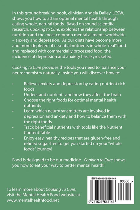 Cooking to Cure: A nutritional approach to anxiety and depression