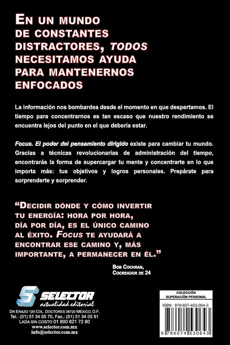 Focus: El poder del pensamiento dirigido (Spanish Edition)