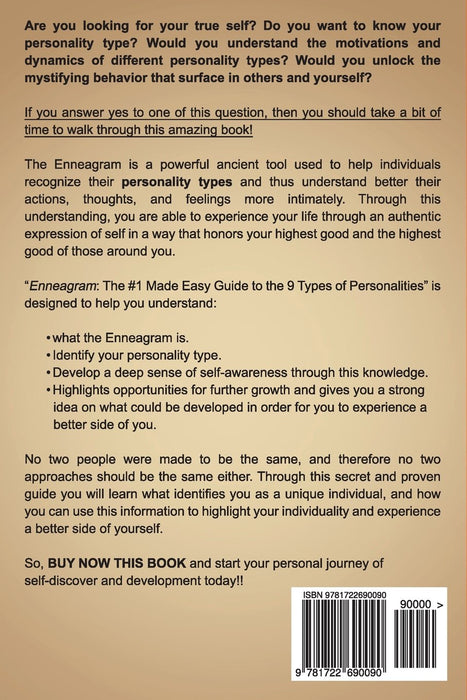 Enneagram: The #1 Made Easy Guide to the 9 Types of Personalities. Grow Your Self-Awareness, Evolve Your Personality, and Build Healthy Relationships. ... and Challenges (How To Analyze People)