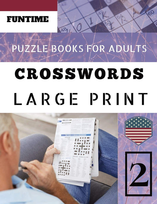 Crossword puzzle books for Adults: Funtime Word Game Easy Quiz Books for Beginners | Large Print (Telegraph Daily mail Quick Crossword Puzzle)