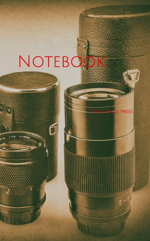 Notebook: lenses analog old camera photo photograph lens lenses photos photography cameras