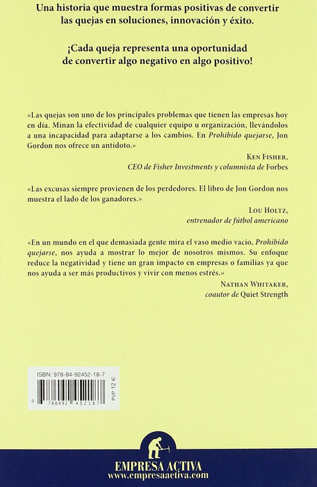 Prohibido quejarse (Spanish Edition)