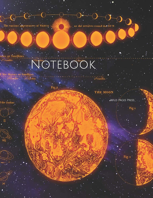 Notebook: Venus Saturn Jupiter moon astrology astrologist Spirituality Capricorn Sagittarius Libra