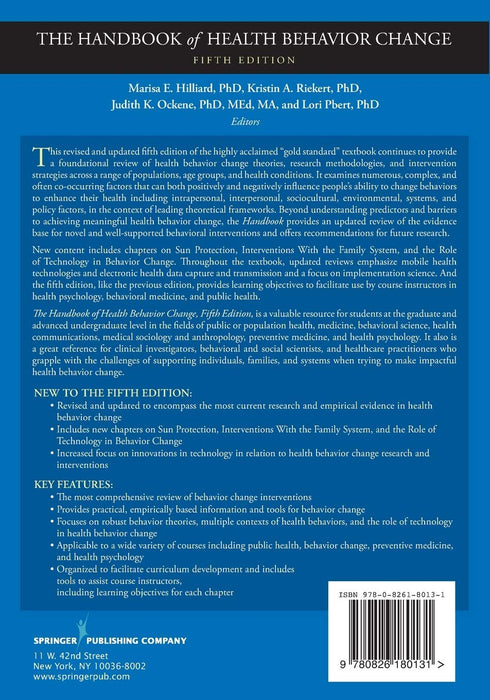 The Handbook of Health Behavior Change, Fifth Edition