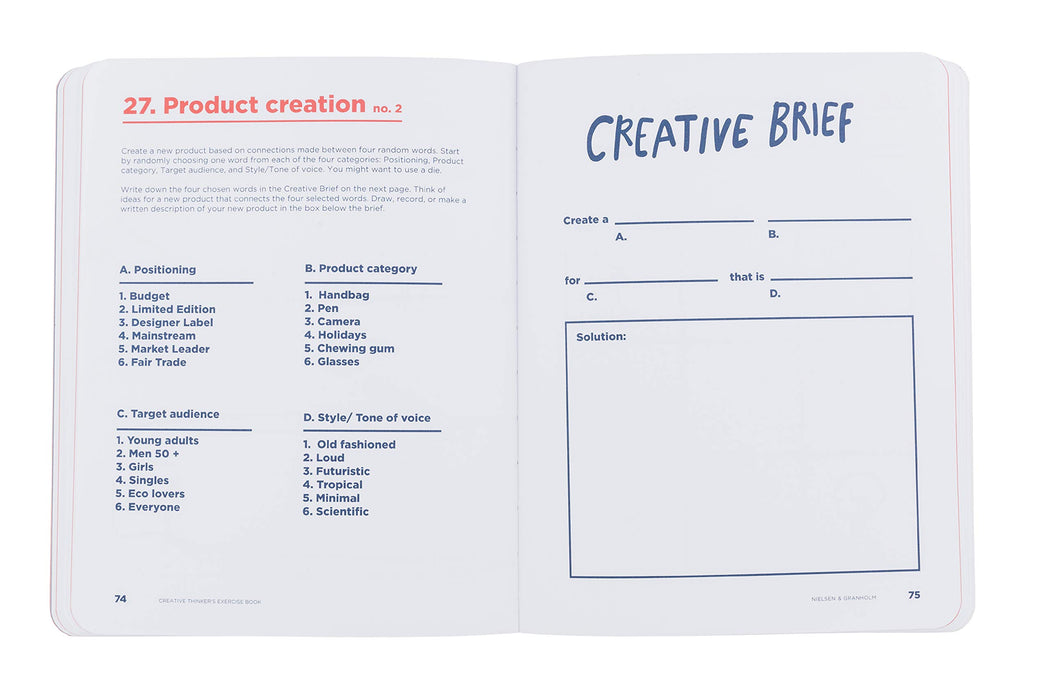 Creative Thinker's Exercise Book