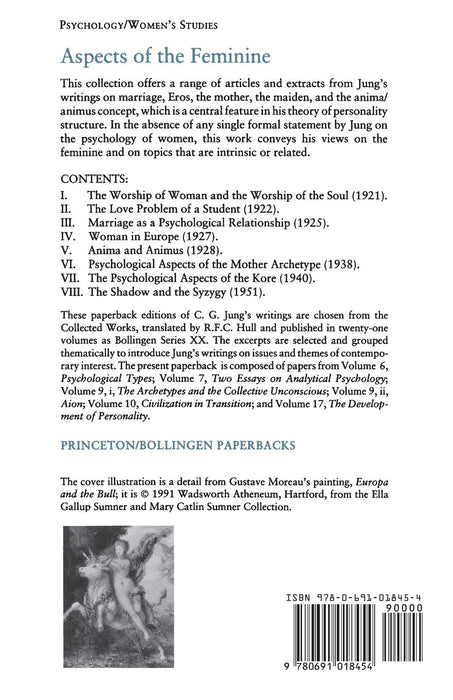 Aspects of the Feminine: (From Volumes 6, 7, 9i, 9ii, 10, 17, Collected Works) (Jung Extracts)