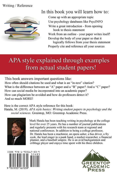 APA Style Basics: Writing Student Papers in Psychology and the Social Sciences