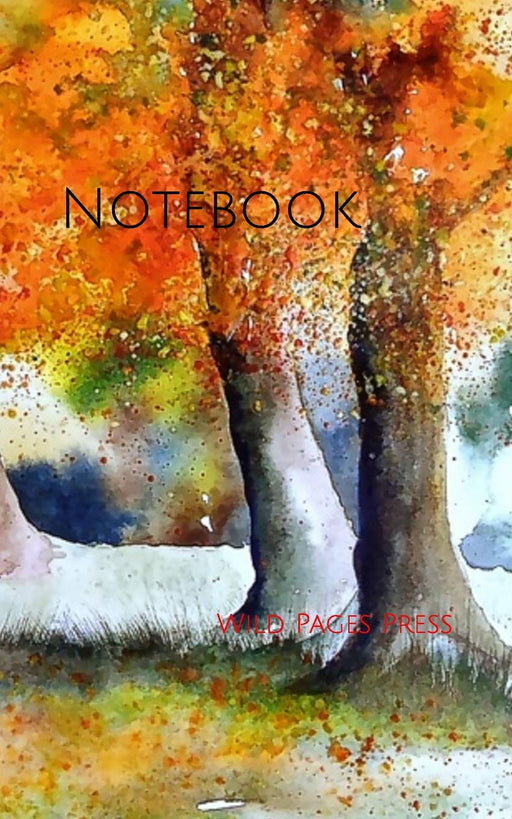 Notebook: Watercolor painting autumn art nature artist drawing paint paints paintings oil pastel