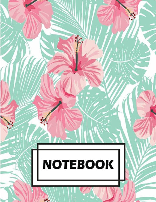 Notebook: Colorful Flower Art V.7 : Journal Diary, Lined pages (Composition Notebook Journal) (8.5" x 11")