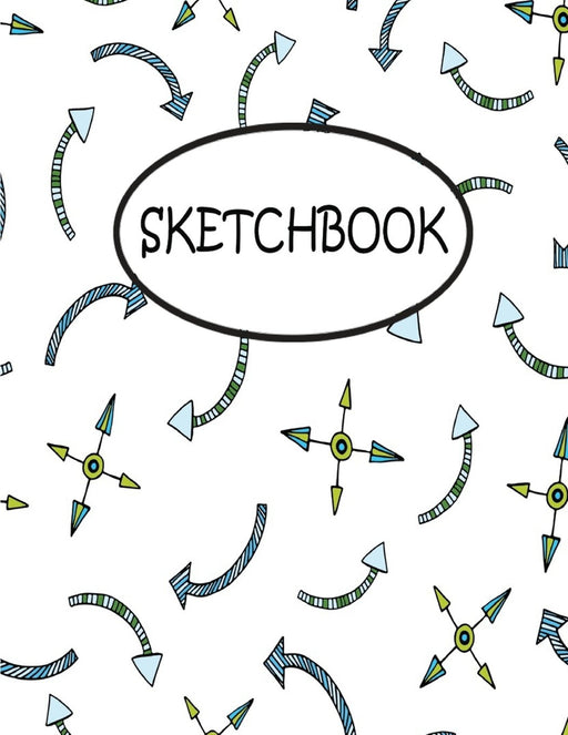 Sketchbook: Arrow Boho : 110 Pages of 8.5" x 11" Blank Paper for Drawing, sketchbook for adult, sketchbook for teen
