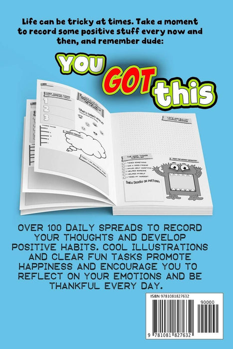You Got This - A Positive Thinking, Mindfulness and Wellbeing Journal: A daily journal for kids to promote happiness, gratitude, self-confidence and mental health wellbeing.