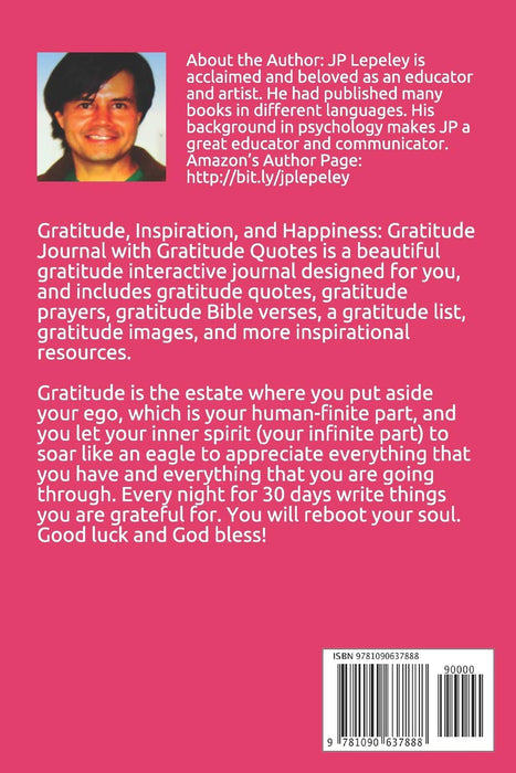 Gratitude, Inspiration and Happiness: Gratitude Journal with Gratitude Quotes