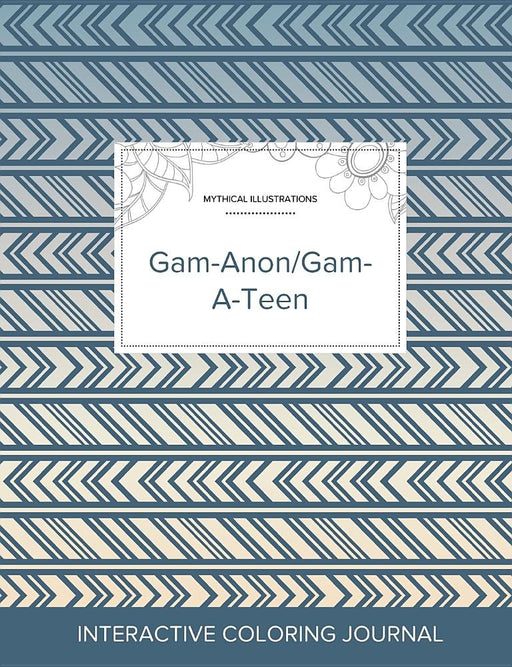 Adult Coloring Journal: Gam-Anon/Gam-A-Teen (Mythical Illustrations, Tribal)