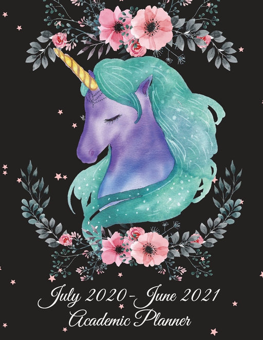 July 2020-June 2021 Academic Planner: Sweet Dream Unicorn, Calendar Book July 2020-June 2021 Weekly/Monthly/Yearly Calendar Journal, Large 8.5" x 11" ... Calendar Schedule Organizer Journal Notebook