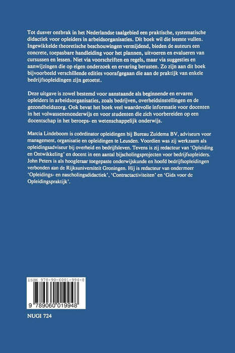 Didactiek voor opleiders in organisaties (Dutch Edition)