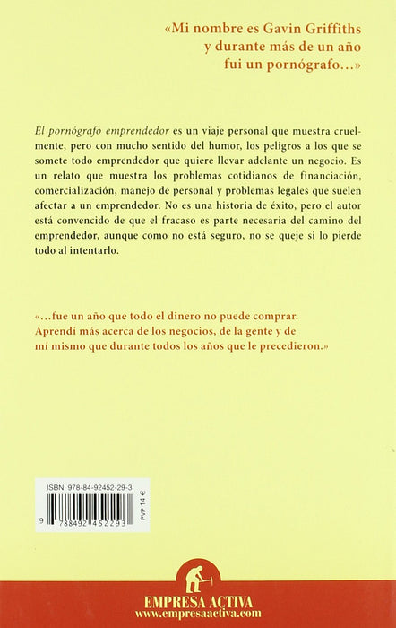 Pornografo emprendedor, El (Spanish Edition)