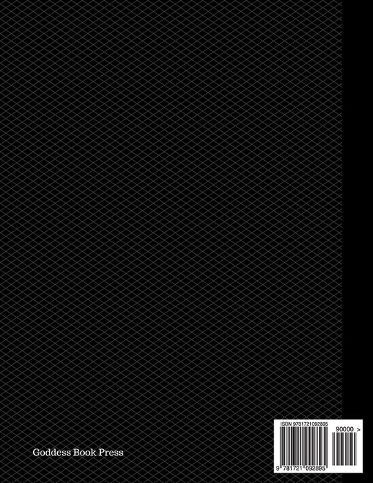 Composition Book 200 sheet/400 pages 8.5 x 11 in.: Black Pattern Cover Notebook College Ruled (Composition Notebook Journal)
