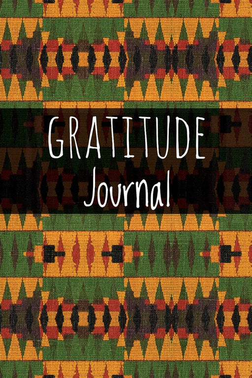 Gratitude Journal: African Print 2,  For Reflection & Thanksgiving, With Gratitude Prompt, 102 Pages, 6" x 9" - (Gratitude Journals)