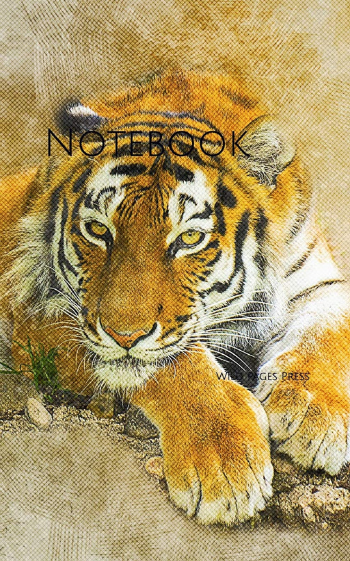 Notebook: tiger predator animal exotic mammal nature tigers lions big cats liger lioness Africa safari