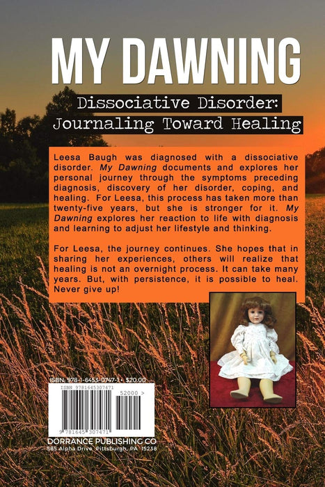 My Dawning: Dissociative Disorder: Journaling Toward Healing by Leesa Baugh