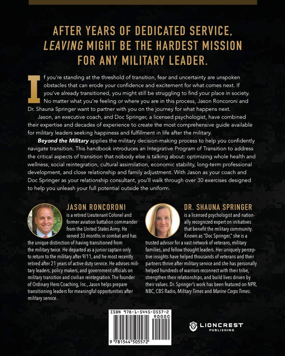 Beyond the Military: A Leader's Handbook for Warrior Reintegration