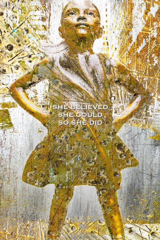 She Believed She Could So She Did: 150 Pages 6 X 9 Journal Notebook