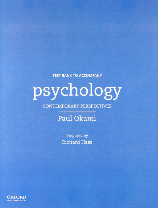 Psychology, Contemporary Perspectives CTB